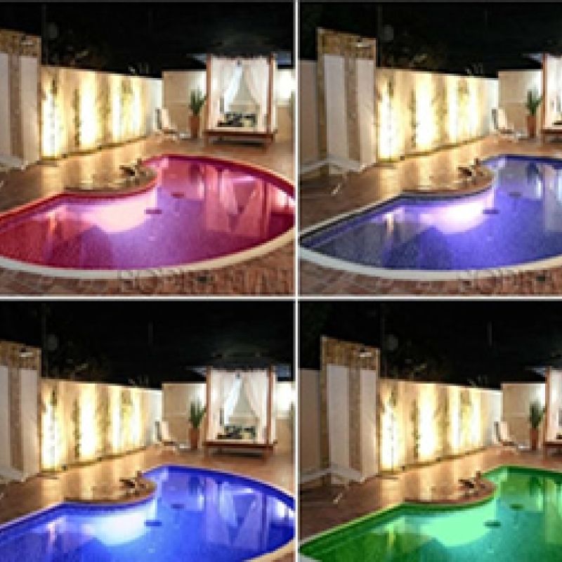 Iluminao para piscina